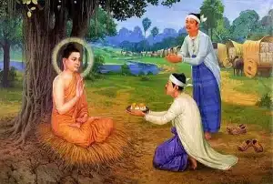 The meaning of offerings in Buddhism