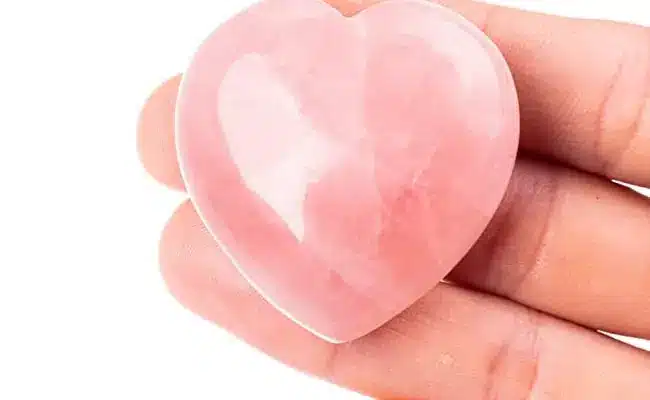 The meaning of rose quartz is tenderness and love.