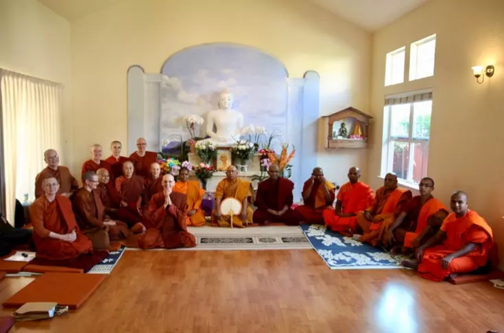 Theravada Buddhism is growing in popularity in Europe and America