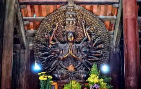 Avalokiteshvara is the most famous Bodhisattva in Buddhism
