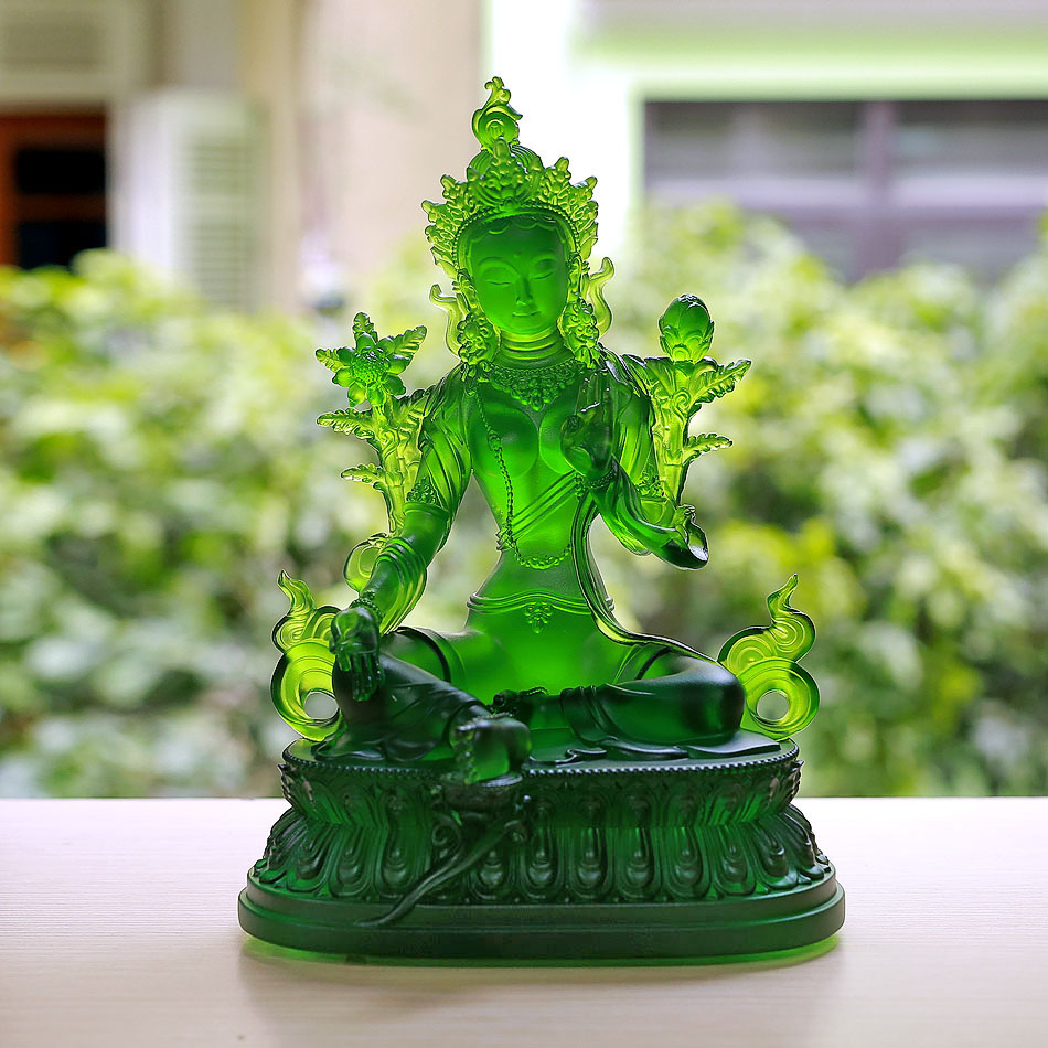 Some beautiful Green Tara statues 01