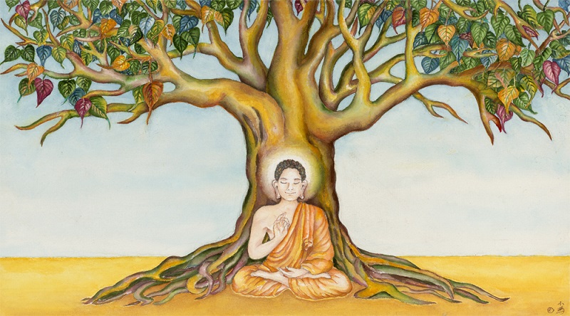 Meaning of Bodhi Tree symbol in Buddhism