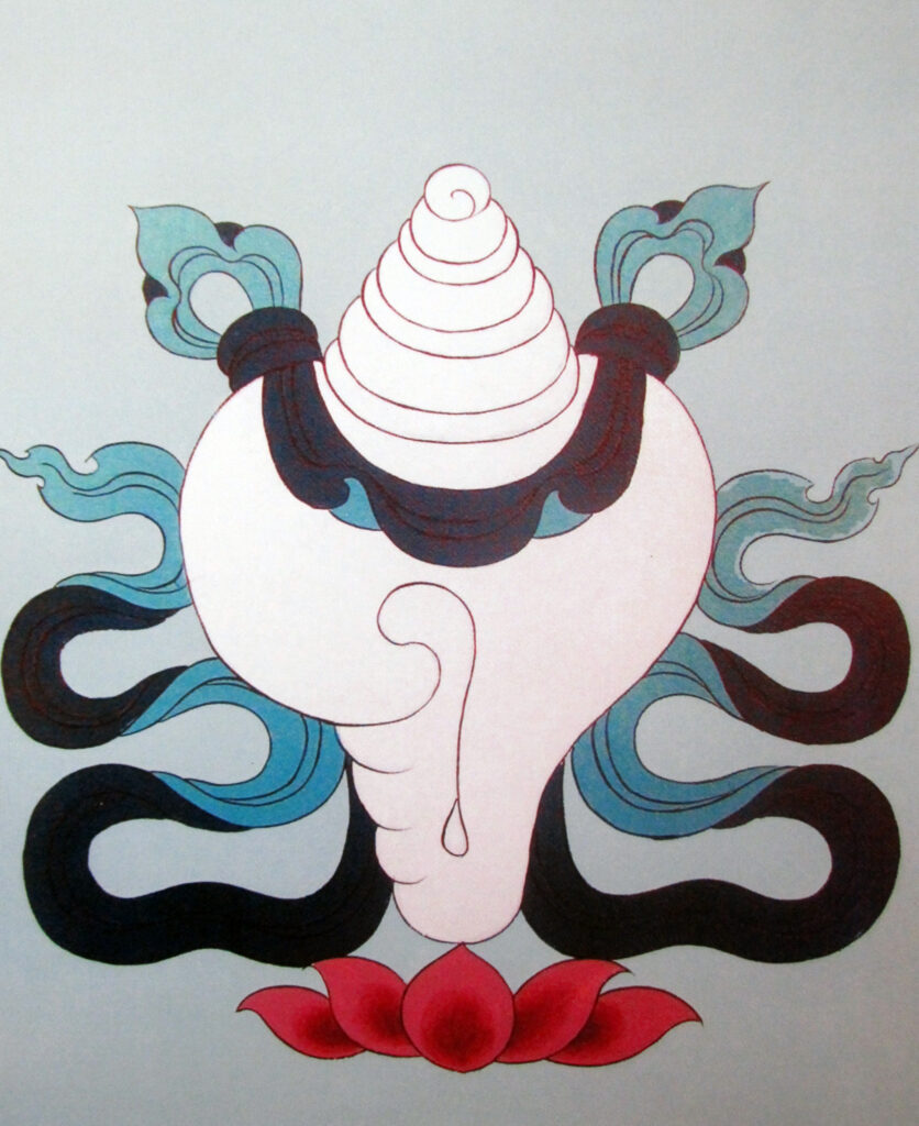 Meaning of Conch Shell symbol in Buddhism
