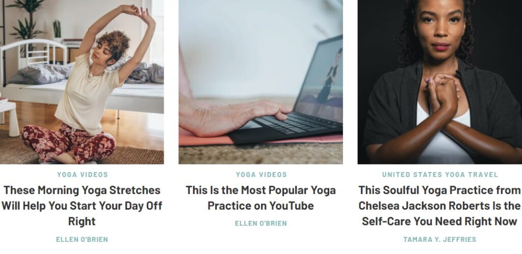 Digital editions of Yoga Journal