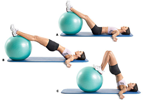 Yoga exercises should use stability ball