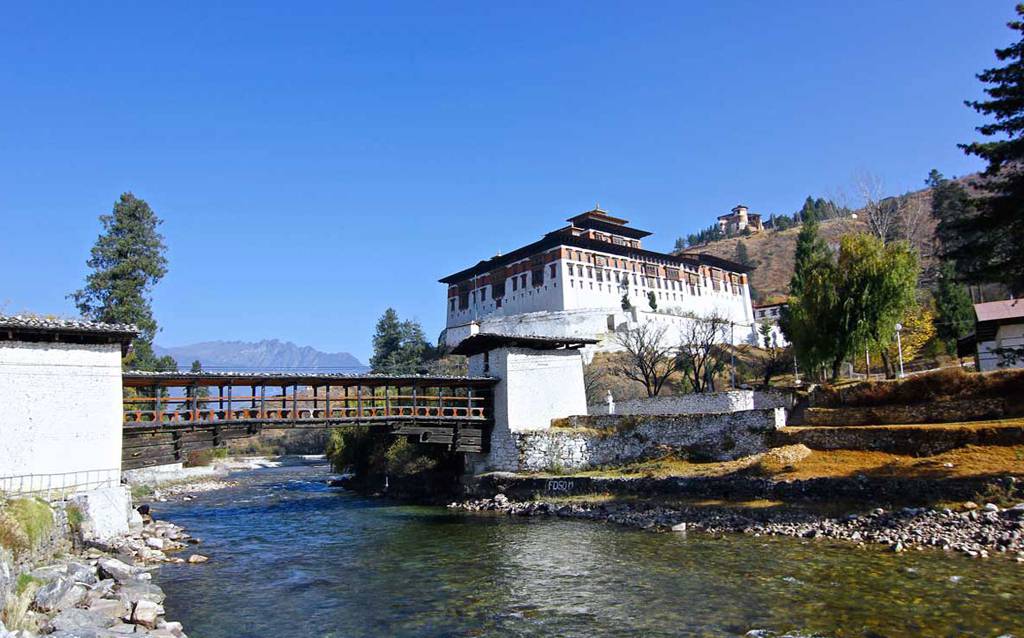 Paro Rinpung Dzong is a Famous Buddhist Temples in Bhutan