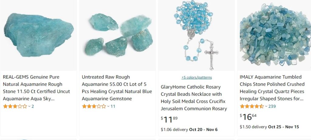 Aquamarine Crystal Price