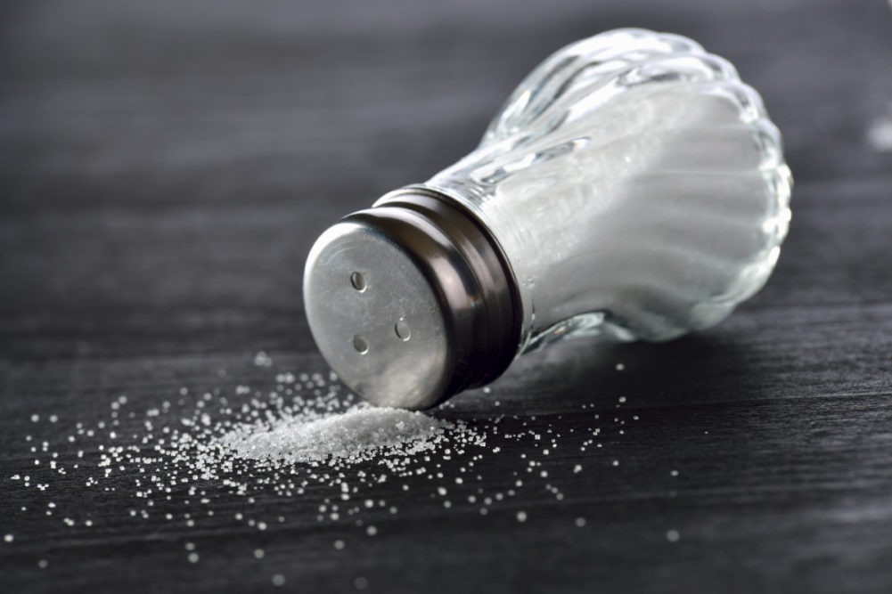Spilling salt is something you should not do on Friday the 13th