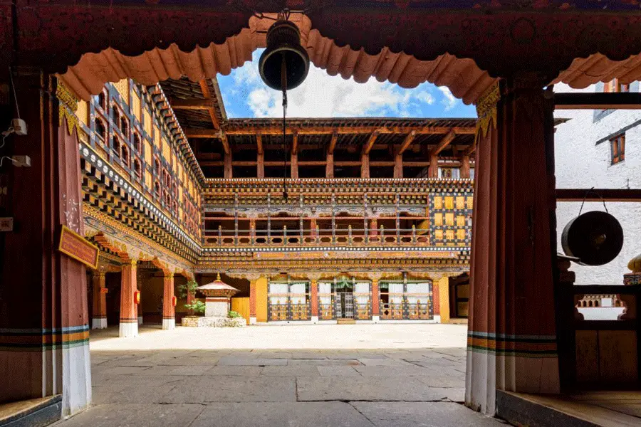 Unique architecture of Rinpung Dzong