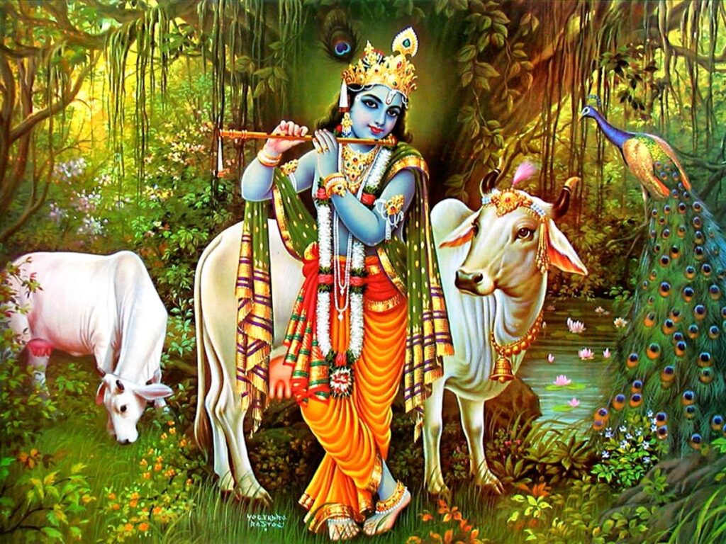 Krishna is one of the most important gods in Hinduism