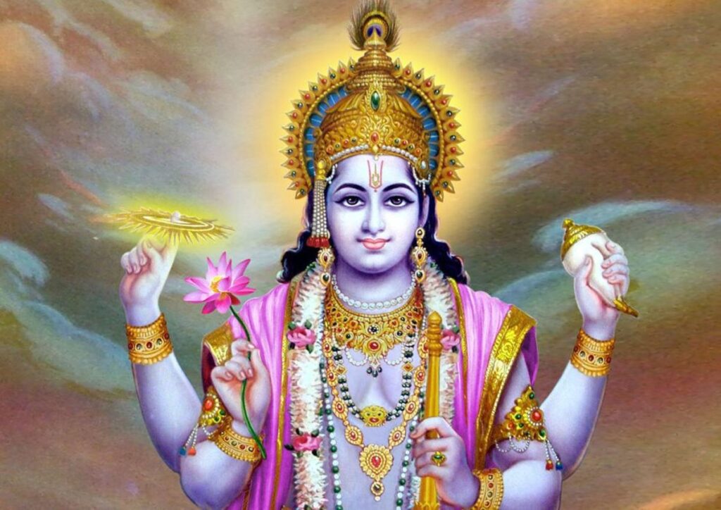 Vishnu is one of the most important gods in Hinduism